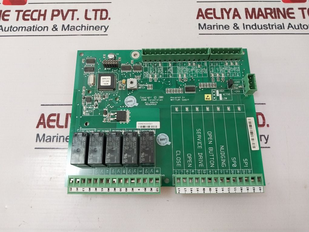 Kone Corporation Km604000G01 Printed Circuit Board 604003H01