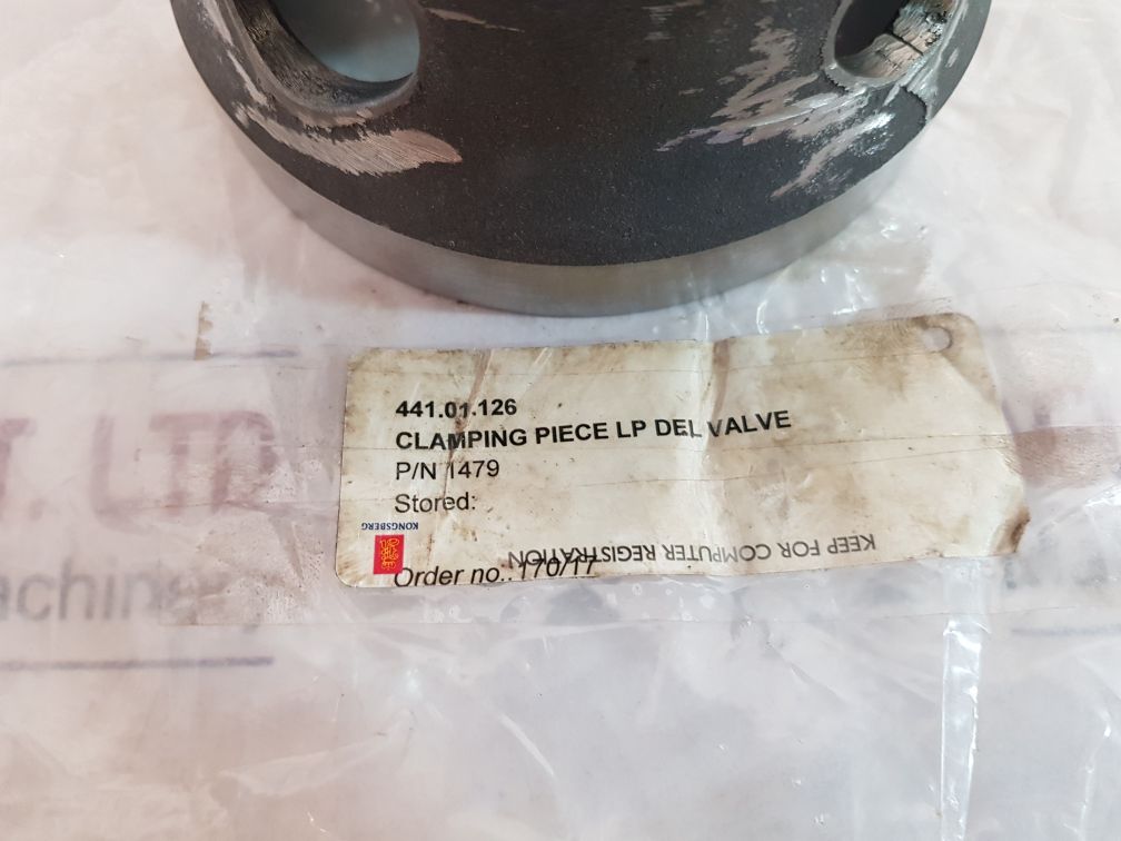 Kongsberg 1479 Clamping Piece Lp Del Valve