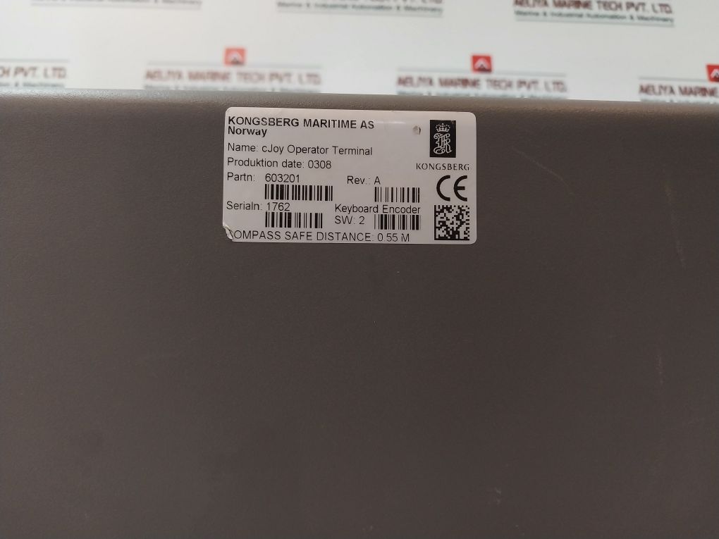 Kongsberg 603201 Cjoy Operator Terminal Compact Joystick (Not Working)