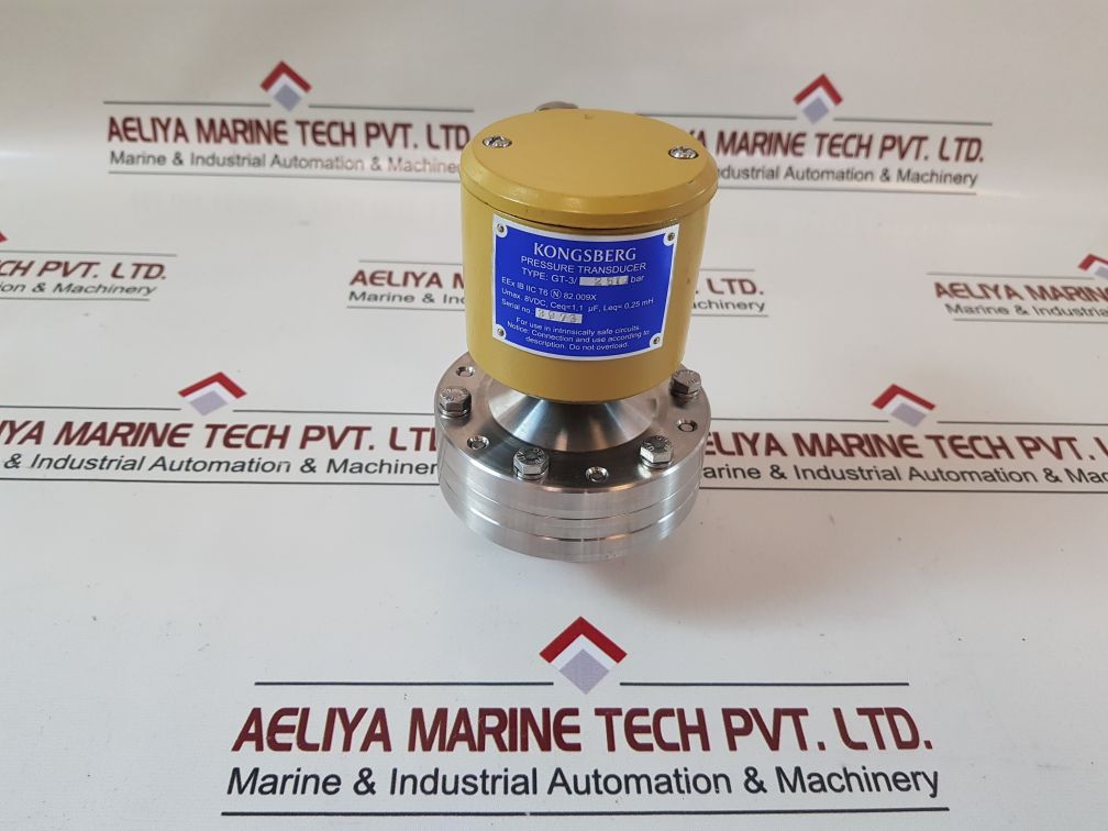 Kongsberg Gt-3/25Y3 Bar Pressure Transducer 25 Bar