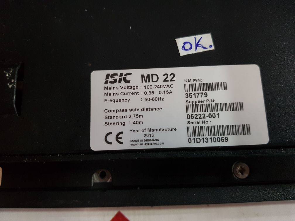 Kongsberg/Isic Md 22 Display