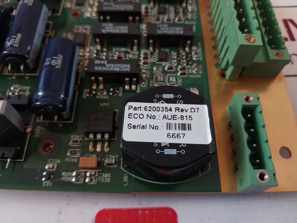 Kongsberg Na1057 Rai Ha340126 D/D/D Remote Analog Card 6200354 Rev.:D7