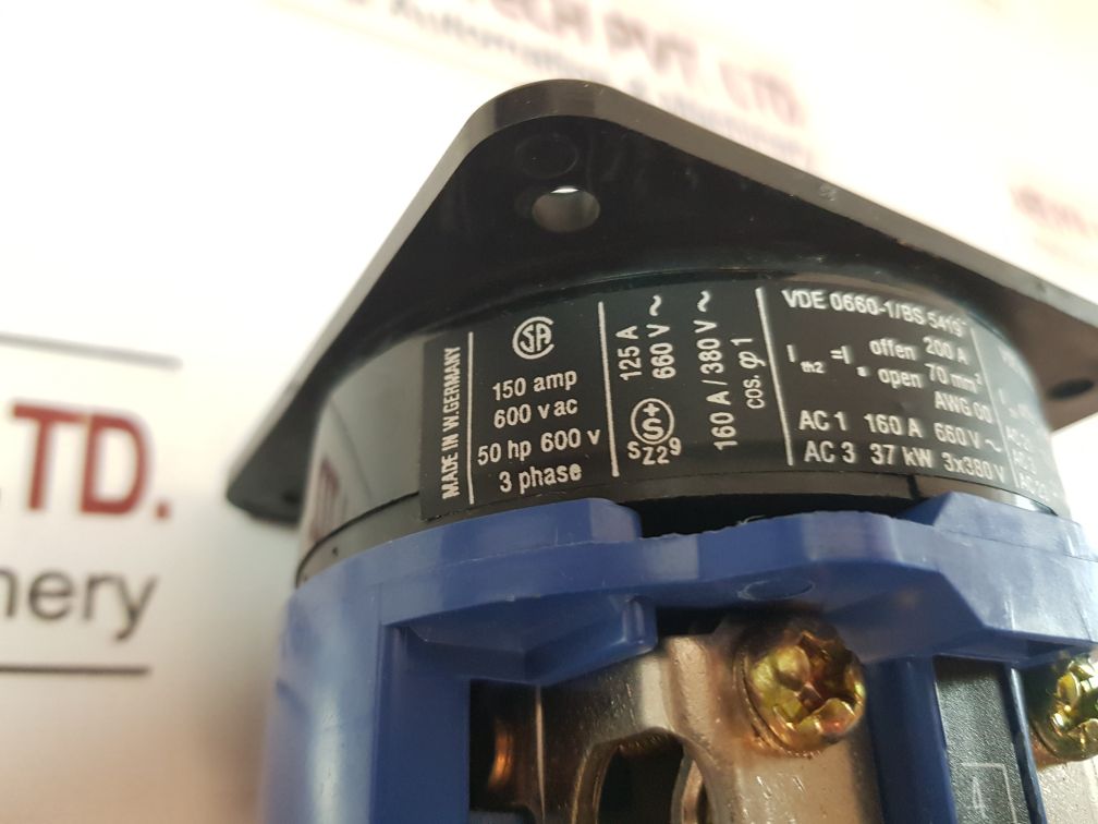 Kraus & naimer c125 a202 cam switch rotary switch