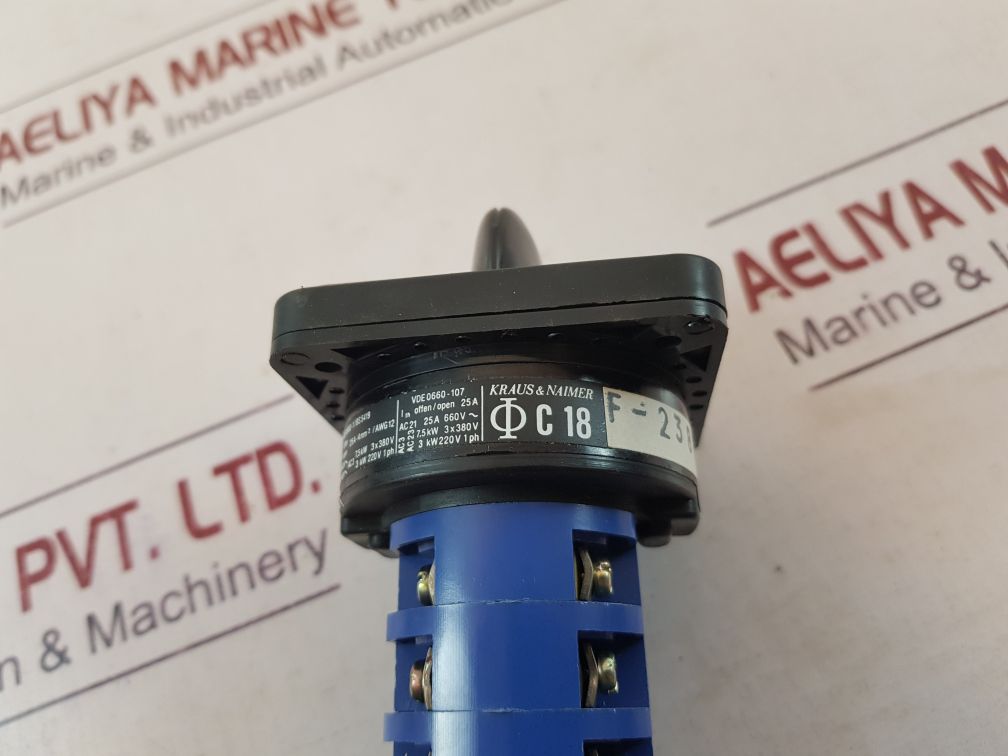 Kraus & Naimer C18 F-2383 Rotary/Cam Switch 20 Amp