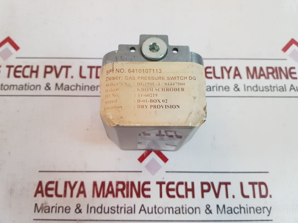 Krom Schroder Dg150U-3 Gas Pressure Switch