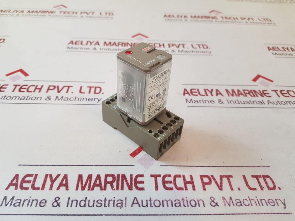 Kuhnke Uf3-230Vac N Relay W/Socket