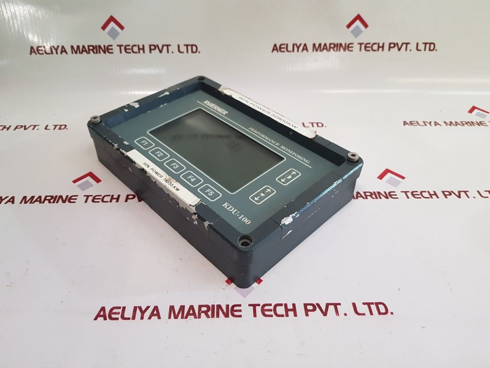 Kvaerner energy kdu-100 performance monitoring
