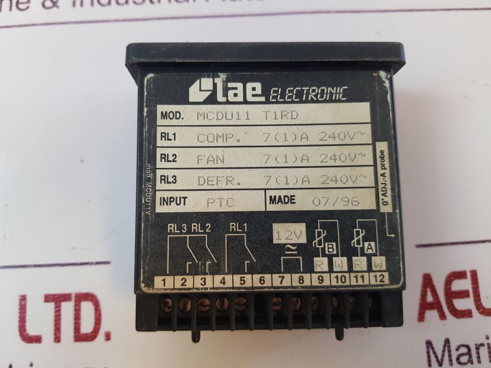 Lae Electronic Cdu11 T1Rd Panel Meter