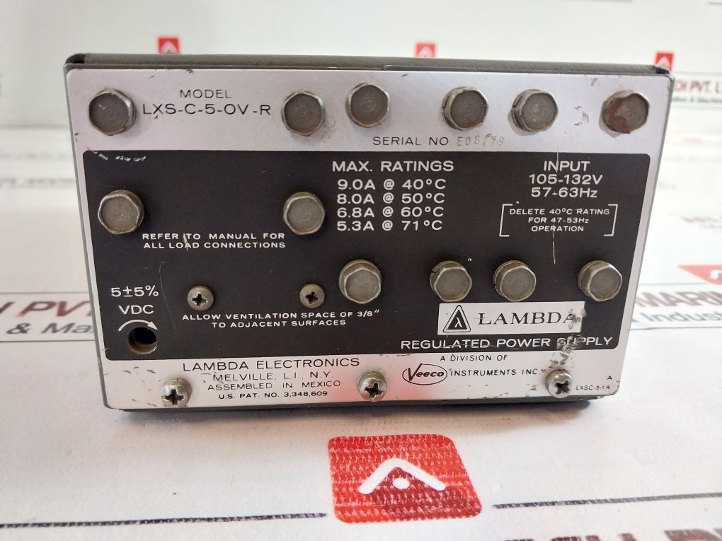 Lambda Lxs-c-5-ov-r Regulated Power Supply