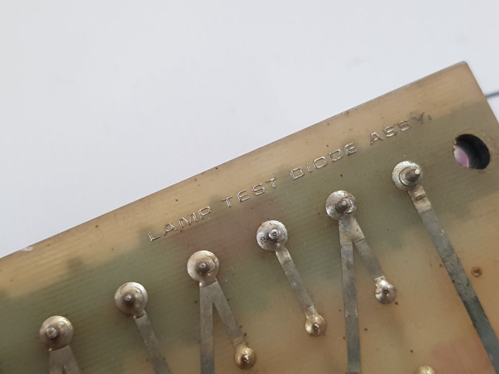Lamp test diode 381129-03-01 pcb card