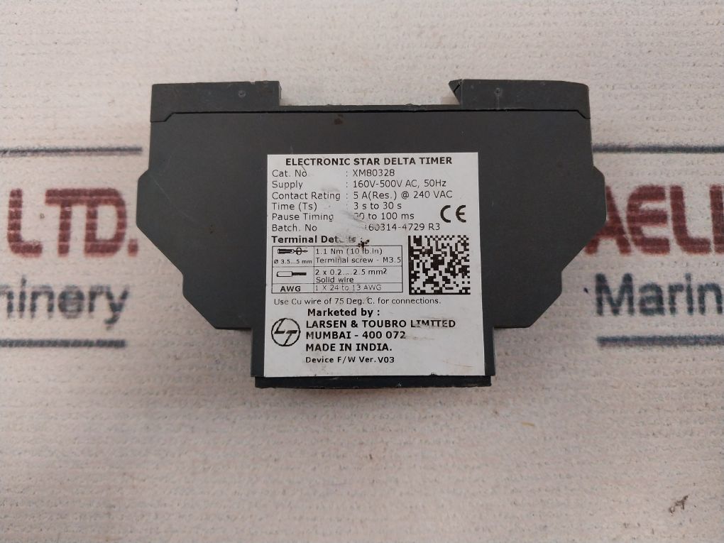 Larsen & Toubro Xm80328 Electronic Star Delta Timer