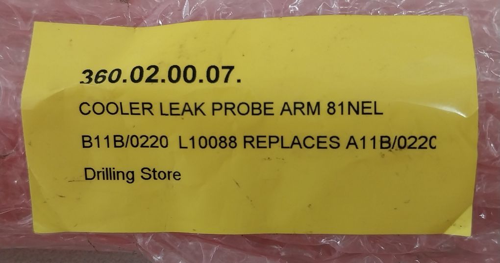 Lee-diskens 87508/1/4 Cooler Leak Probe Arm 81Nel