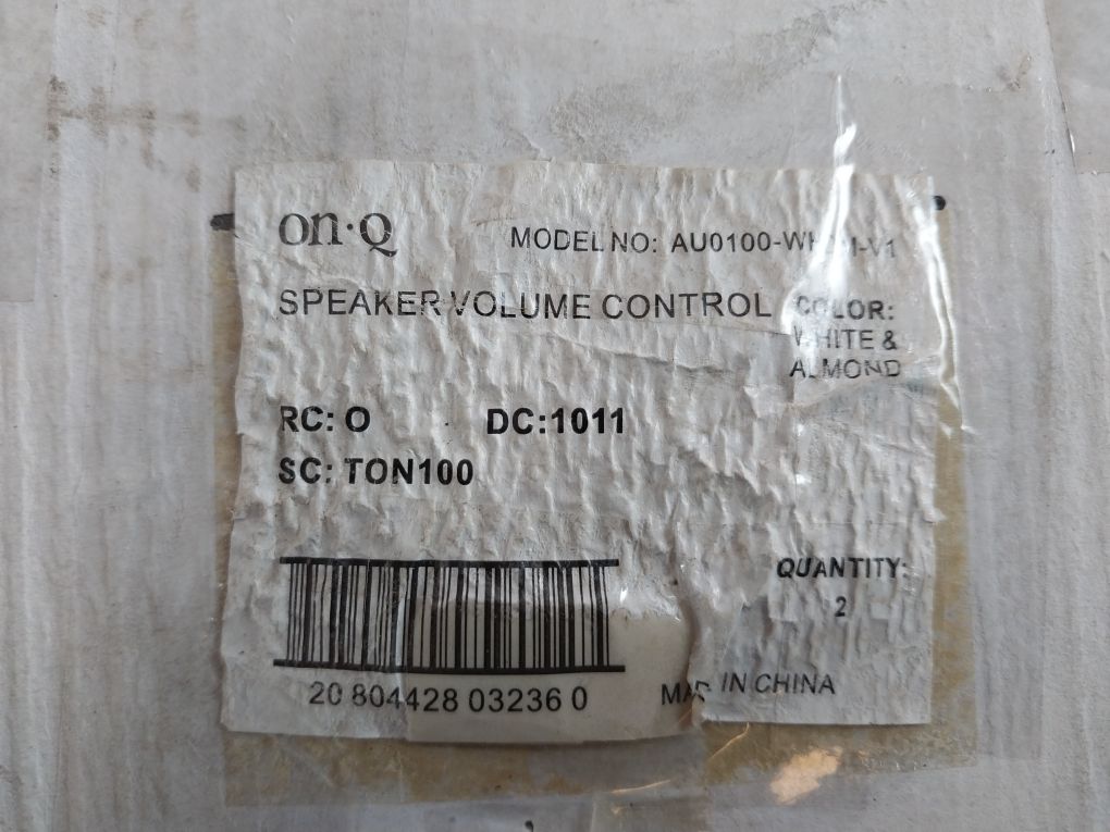 Legrand Electric Au0100-whdm-v1 In-wall Speaker Volume Control With Box