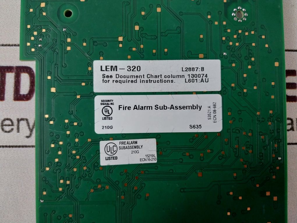 Honeywell Notifier Lem-320 Fire Alarm Module