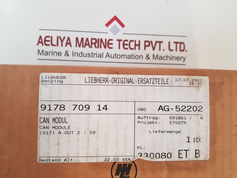 Liebherr 917870914 Can Module New