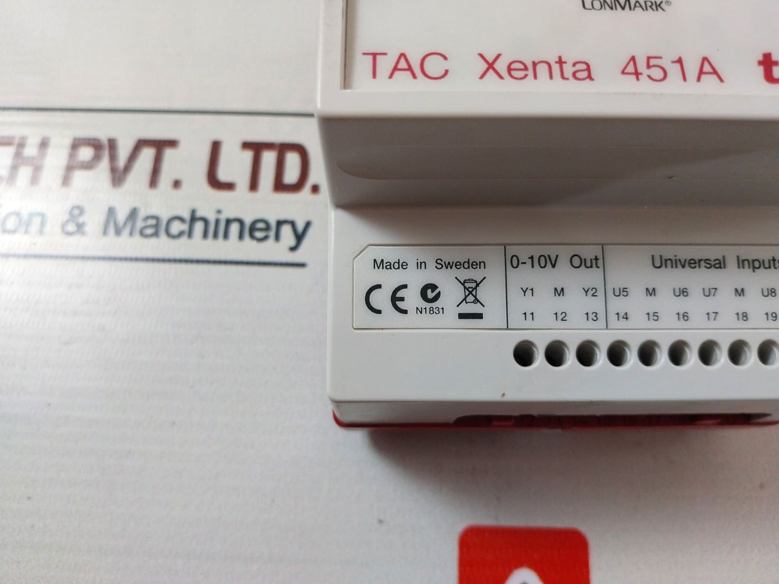 Lonmark Tac Xenta 451A Universal Inputs Module 20V Dc