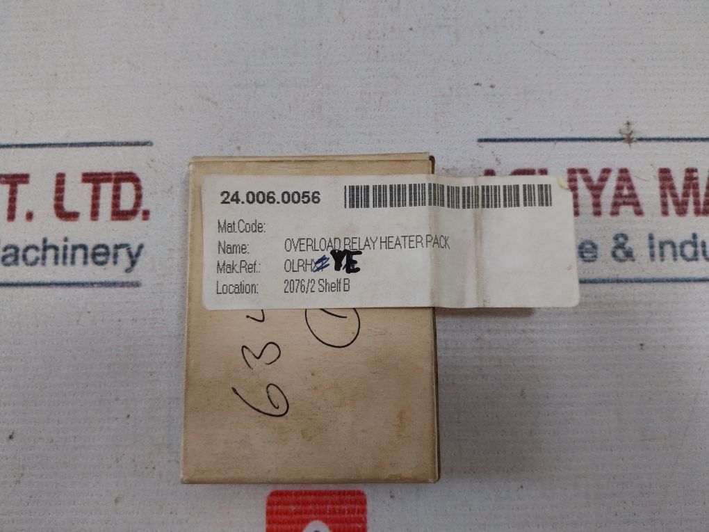 Allen West Olrhye Overload Relay Heater Pack