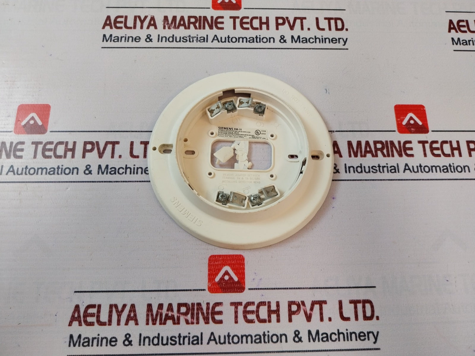 Lot Of 3X Siemens Db-11 Automatic Fire Detector Base For Use With S-2378