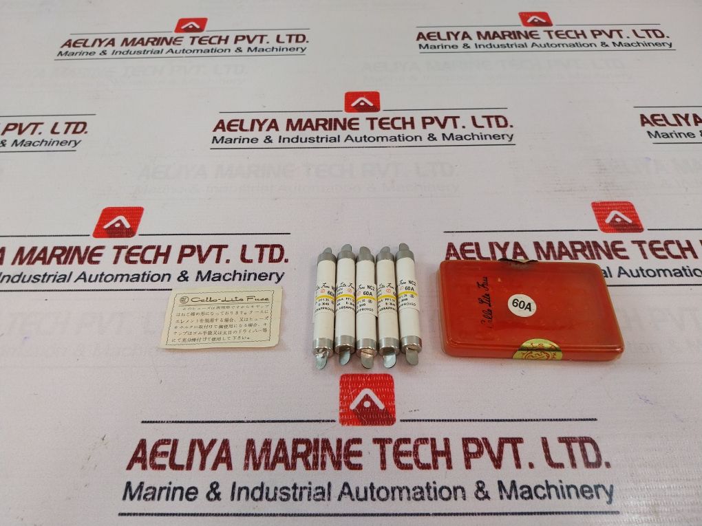Lot Of 5X Cello Lite Fuse Nc2 Ac 500V Dc 250V 60A