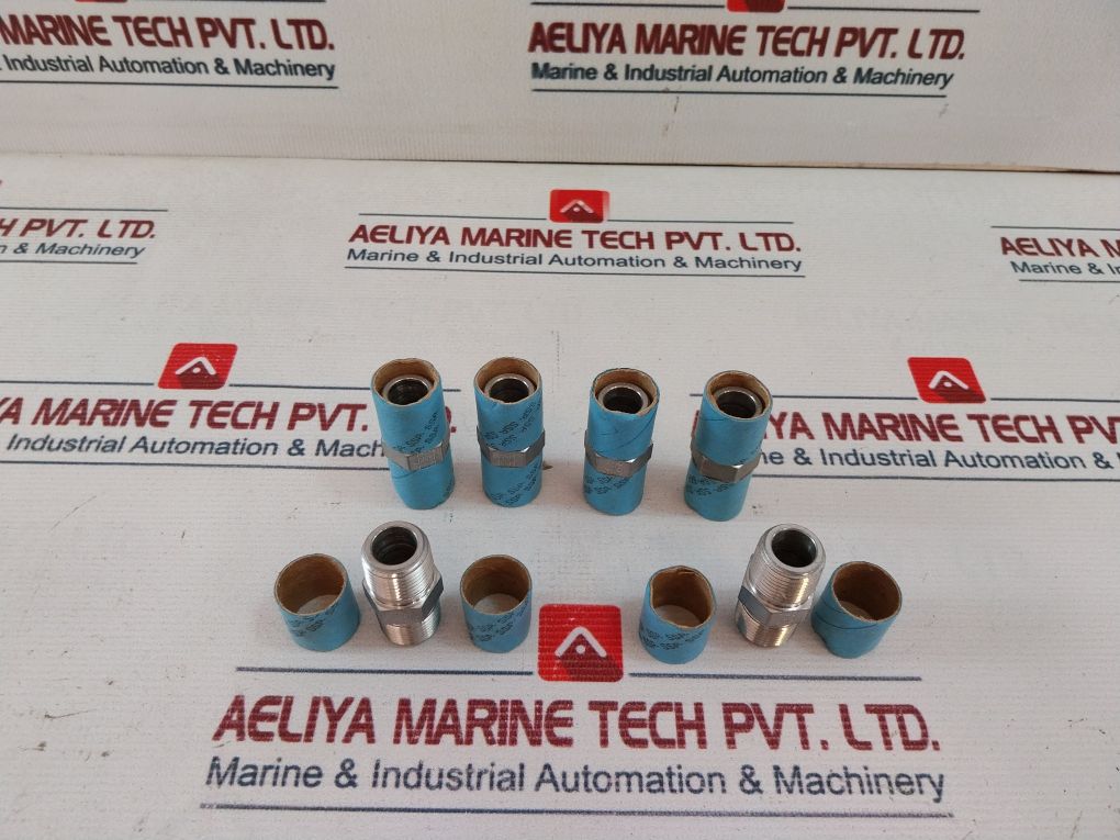 Lot Of 6X Ssp 316 Straight Hex Nipple