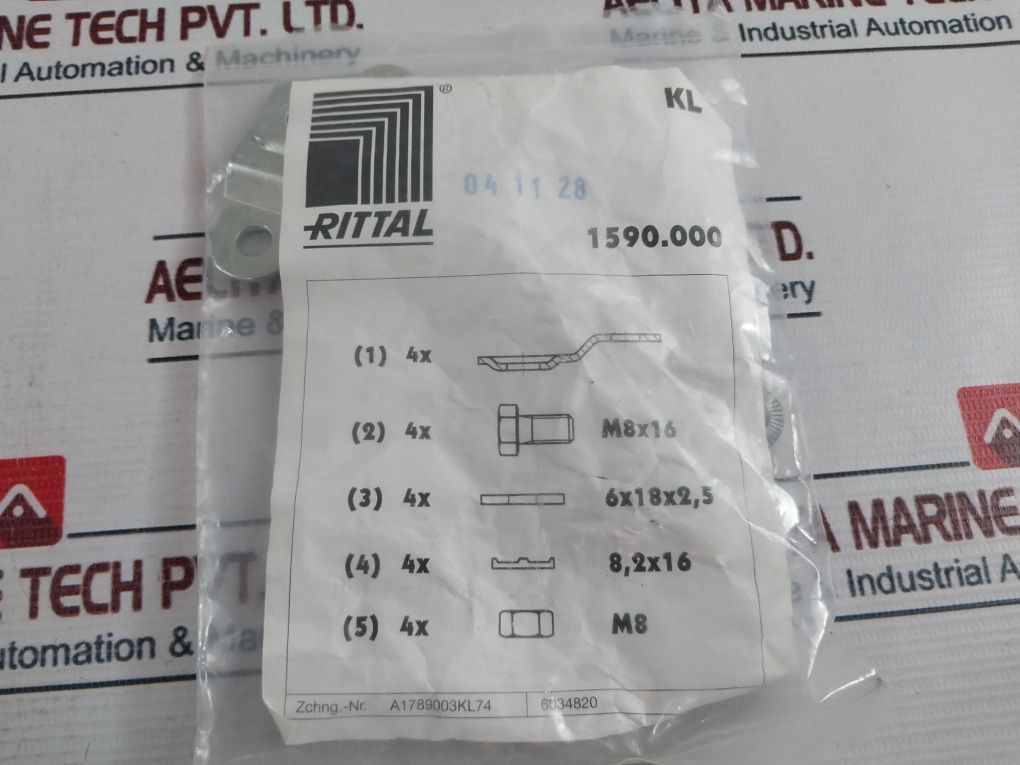 Lot Of 7X Rittal 1590.000 Mounting Bracket 6034820 Kit