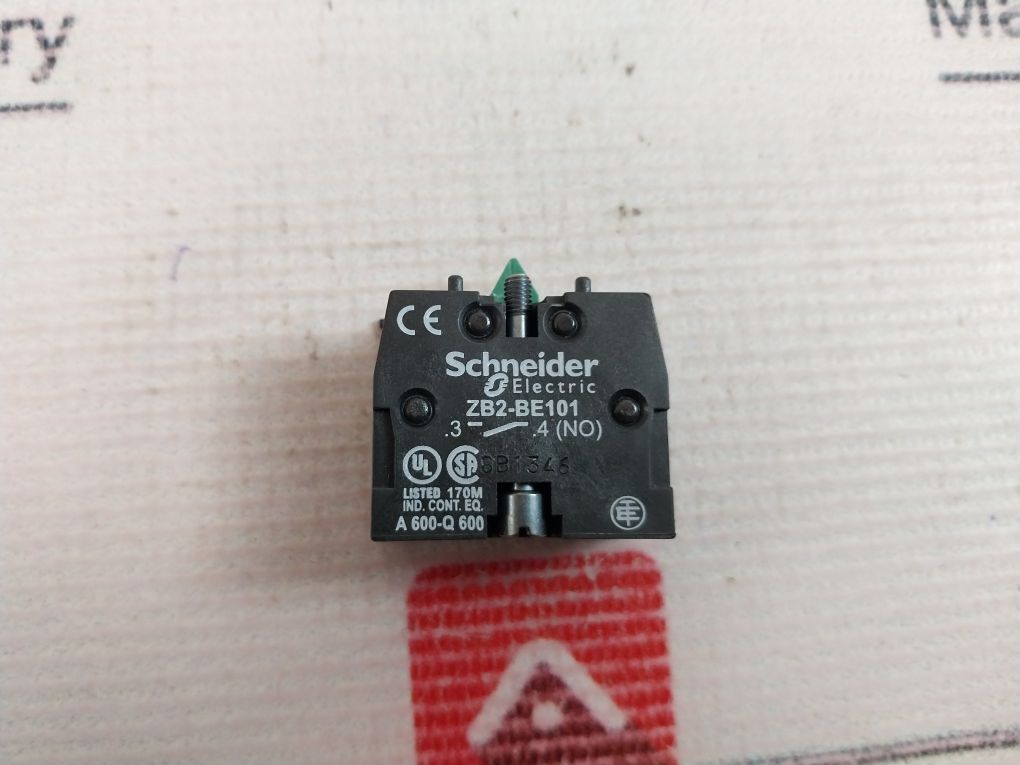 Lot Of 10X Schneider Electric Zb2-be101 Contact Block 600V 10A
