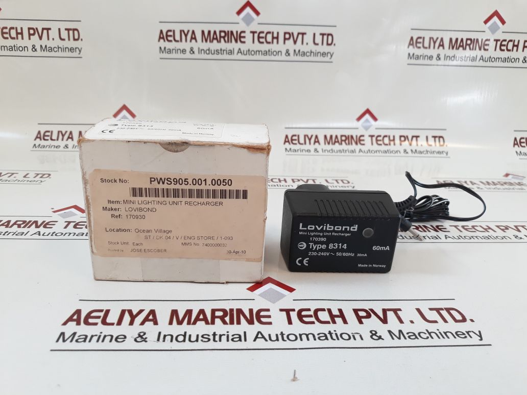 Lovibond 170390 Recharger 230-240V~5060Hz 30Ma