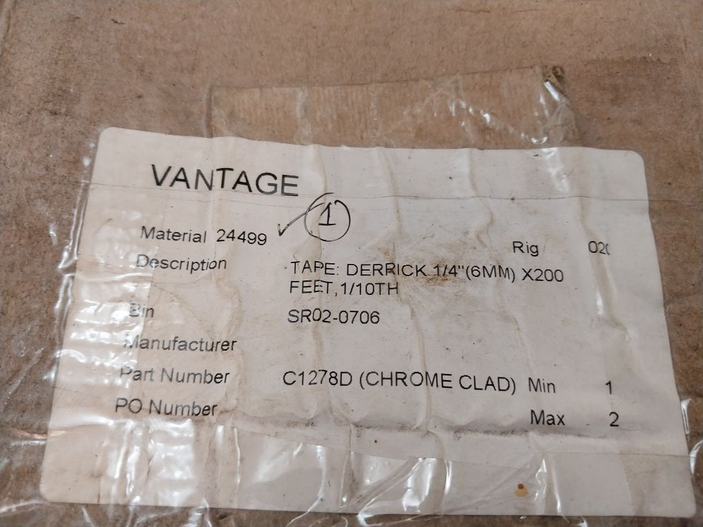 Lufkin C1278D 1/4” Peerless Engineer Frame