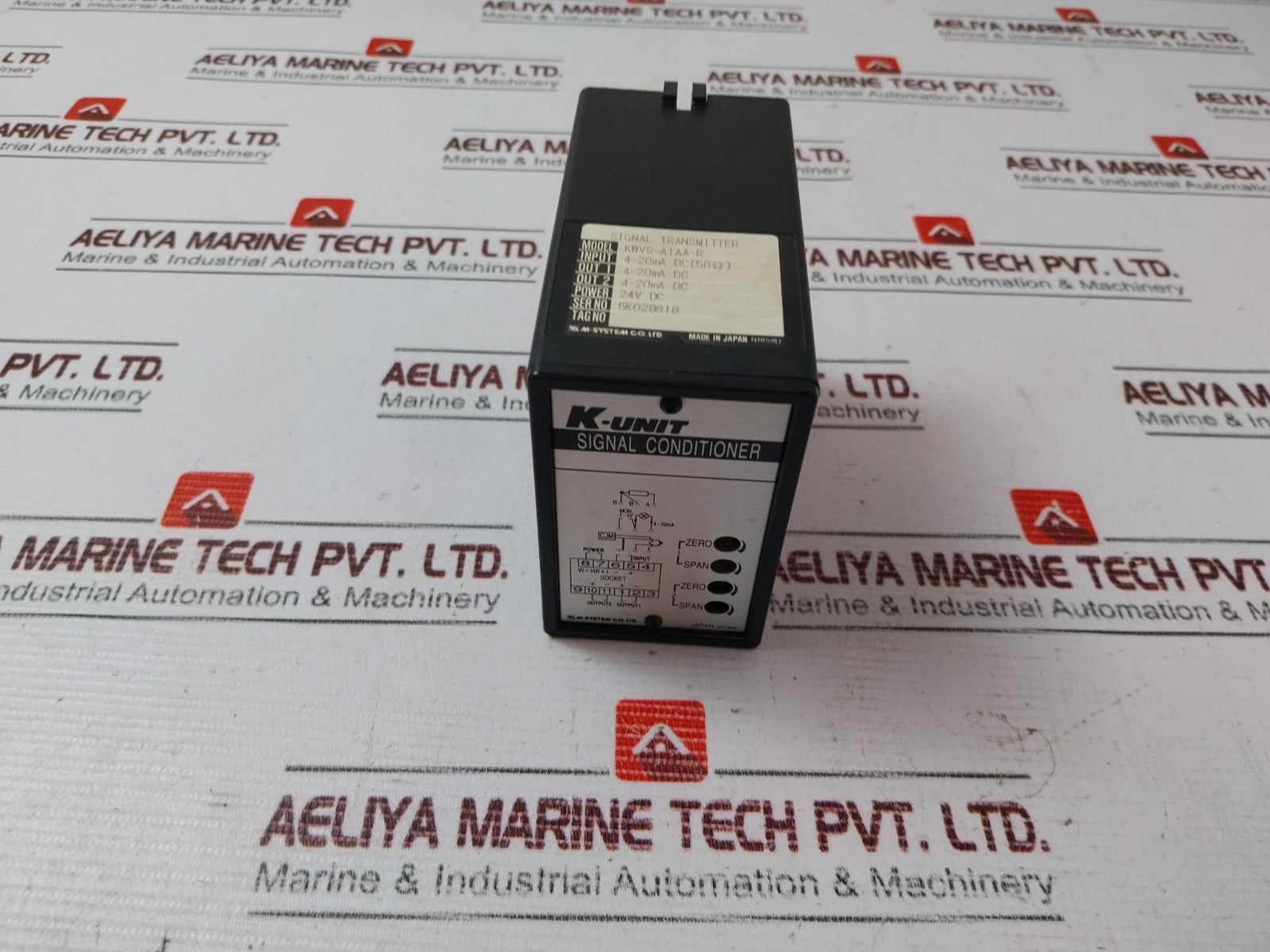 M-system Kwvs-a1Aa-r Signal Transmitter 24V Dc