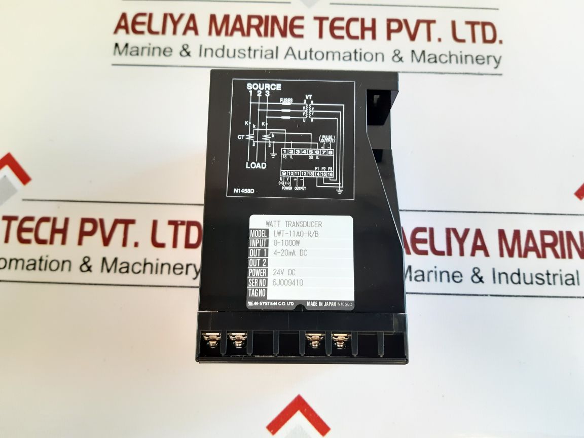 M-system Lwt-11A0-r/B L-unit Watt Transducer