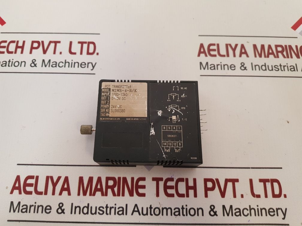 M-system M2Ms-4-r/K Potentiometer Transmitter 24V Dc