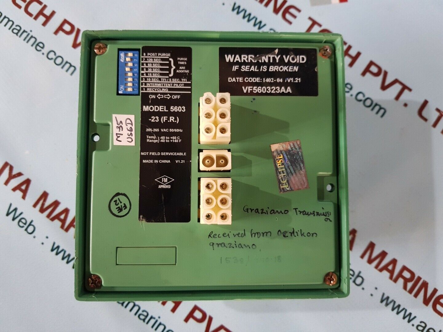 Eclipse veri-flame monitoring control vf560323aa model 5603