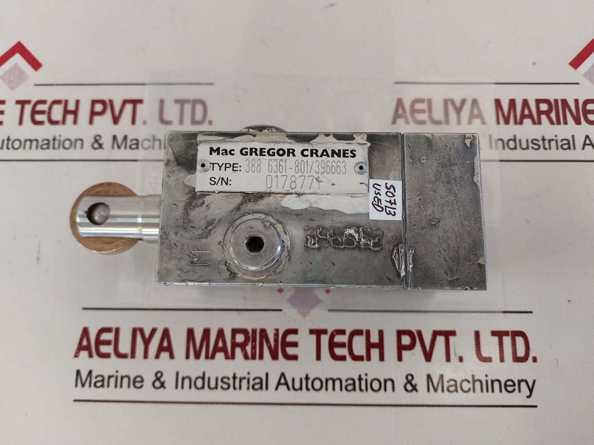 Mac Gregor Cranes 388 6361-801/396663 Valve Free Shipping