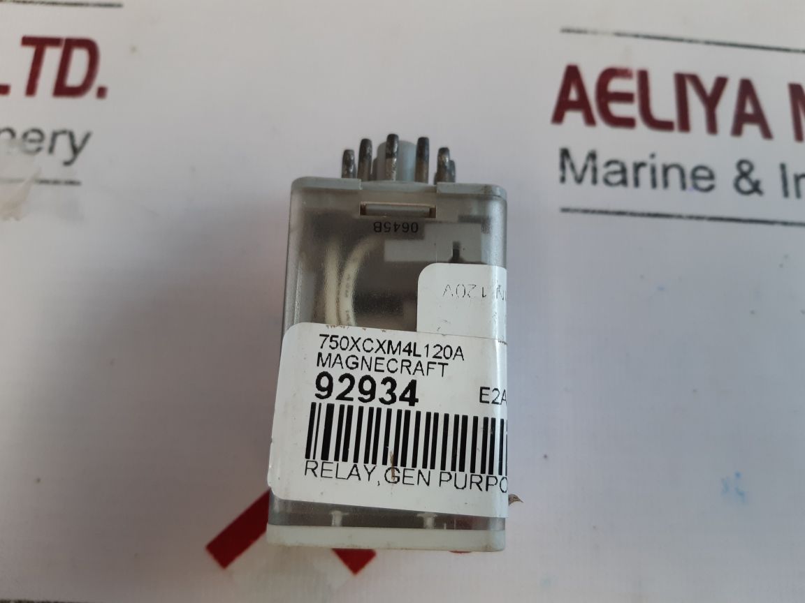 Magnecraft 750Xcxm4L120A Relay 110120 Vac 5060 Hz
