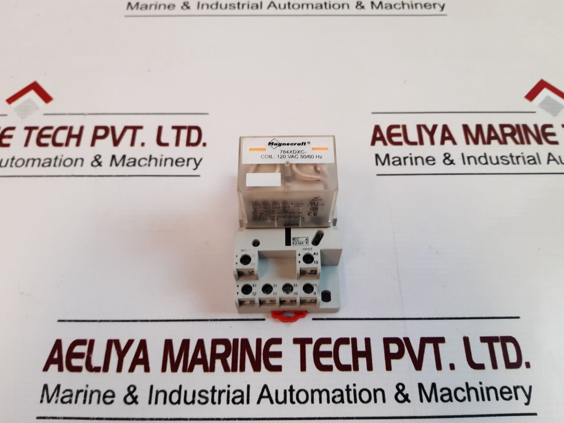Magnecraft 784Xdxc Relay With 70-784D14-1 Socket