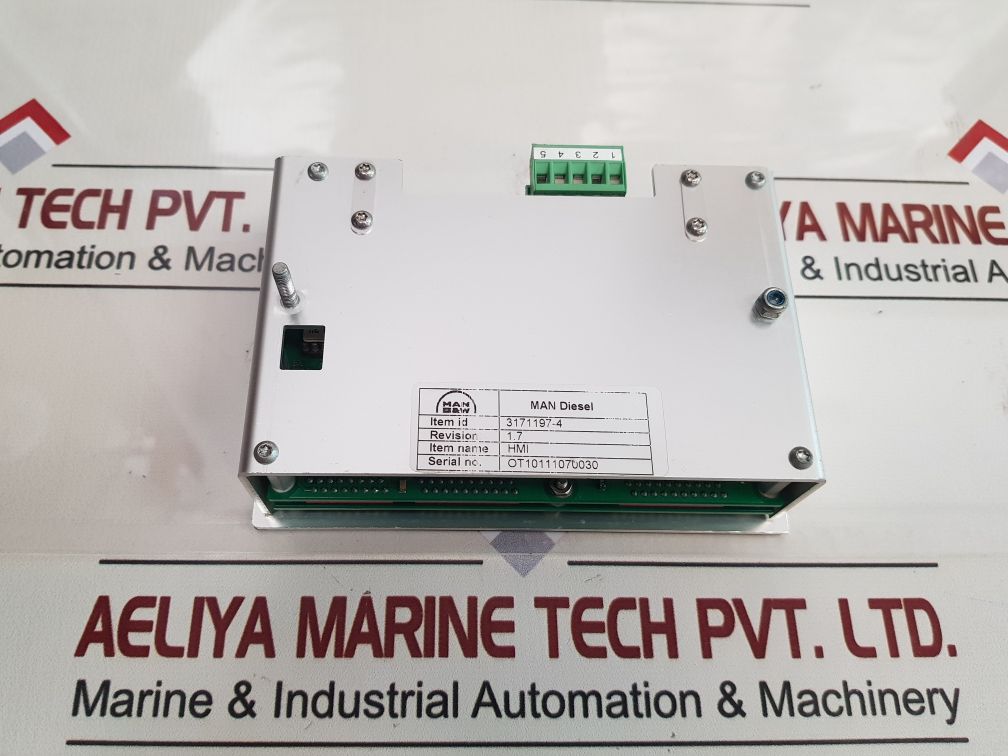 Man B&W 3171197-4 Hmi Panel Revision: 1.7