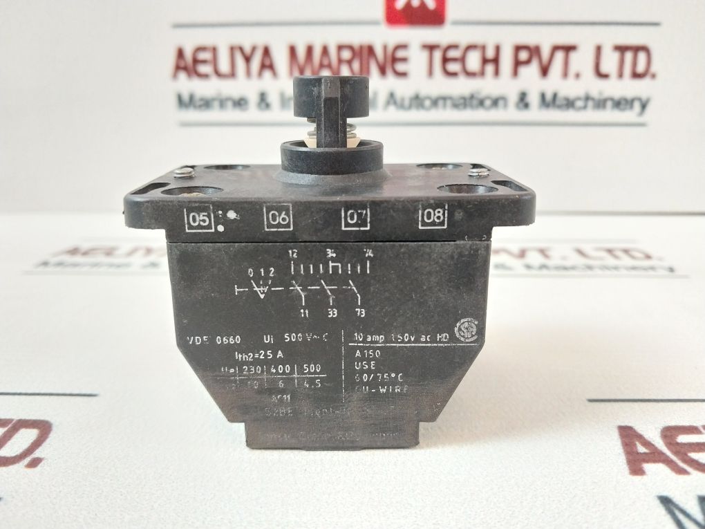 Mannesmann Demag 10 Amp 150 Vac Contact Block