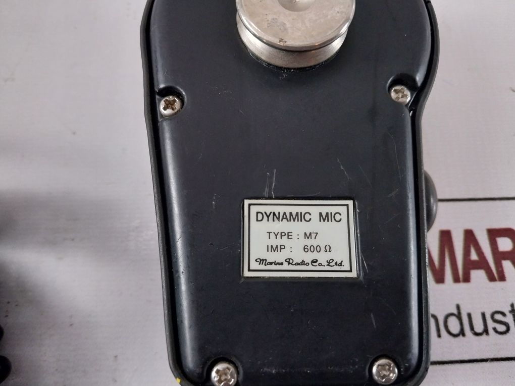 Marine Radio Co M7 Dynamic Mic 600Ohms