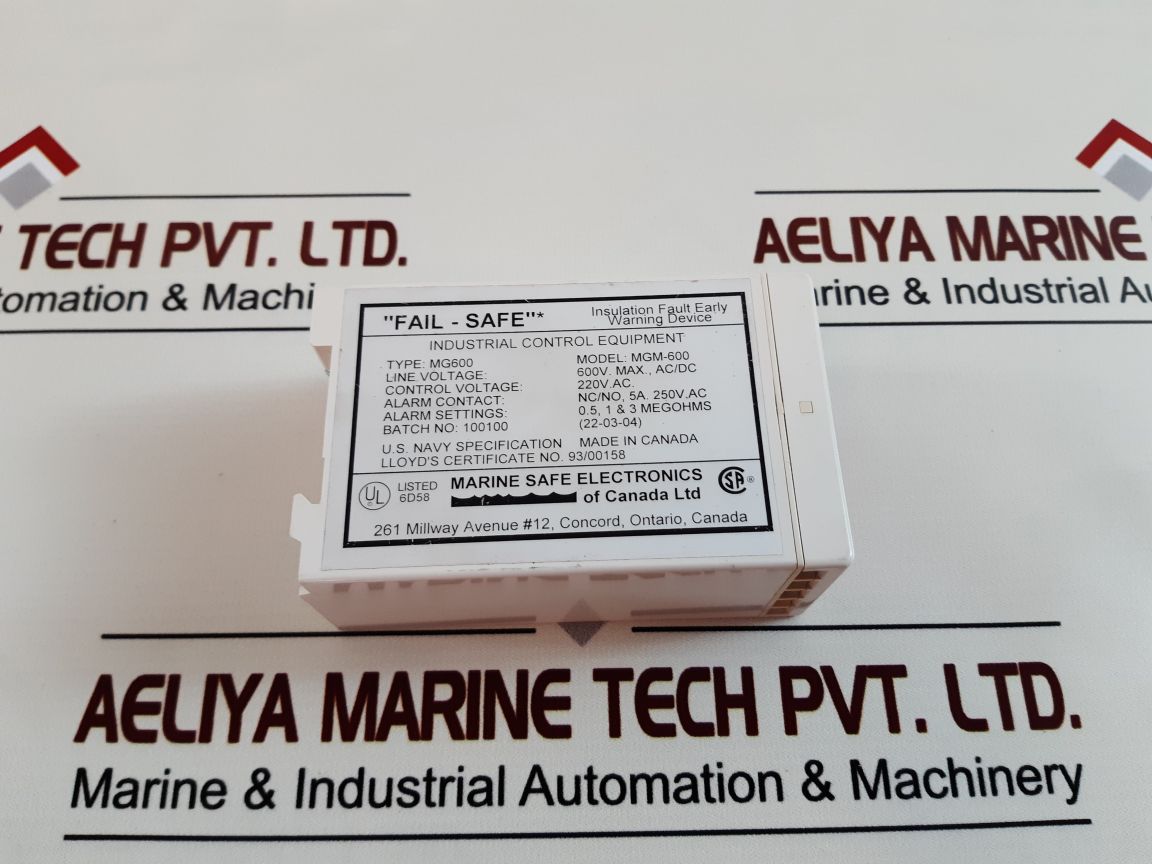 Mse fail-safe mgm-600 insulation fault detector