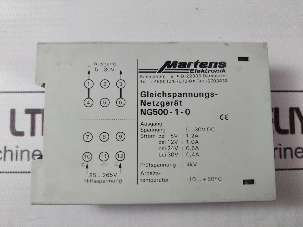 Martens Elektronik Ng500-1-0 Converter Ng500