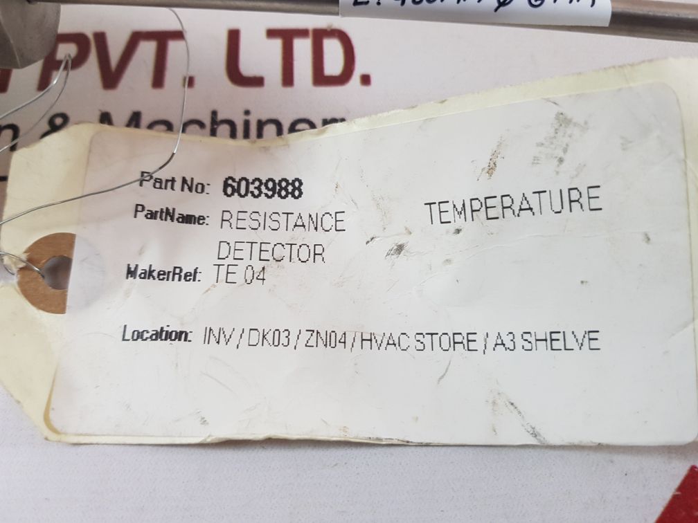 Master 2 Pt 100 Resistance Temperature Detector 603988