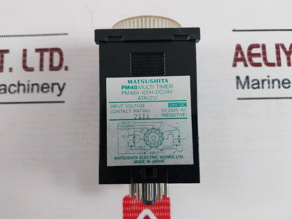 Matsushita Pm48A-100H-dc24V Multi Timer 0-100 Min