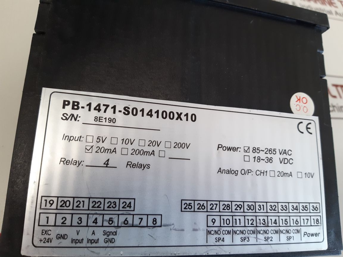 Max Pb-1471-s014100X10 Relay 265 Vac