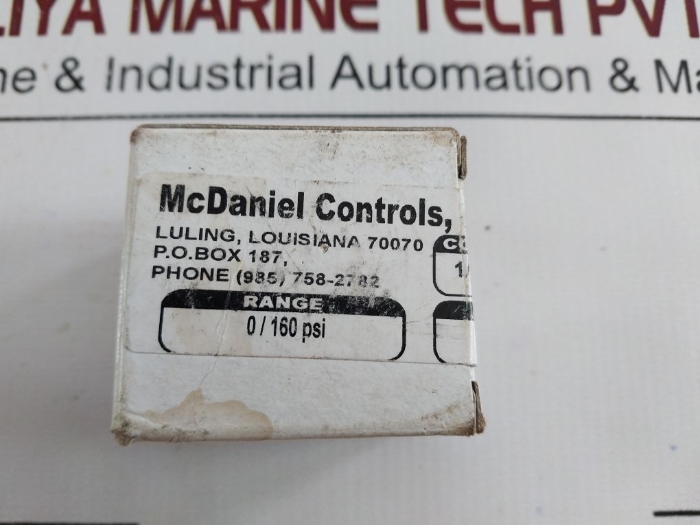 Mcdaniel Controls R8El Pressure Gauge 1/8”Npt 0/160 Psi