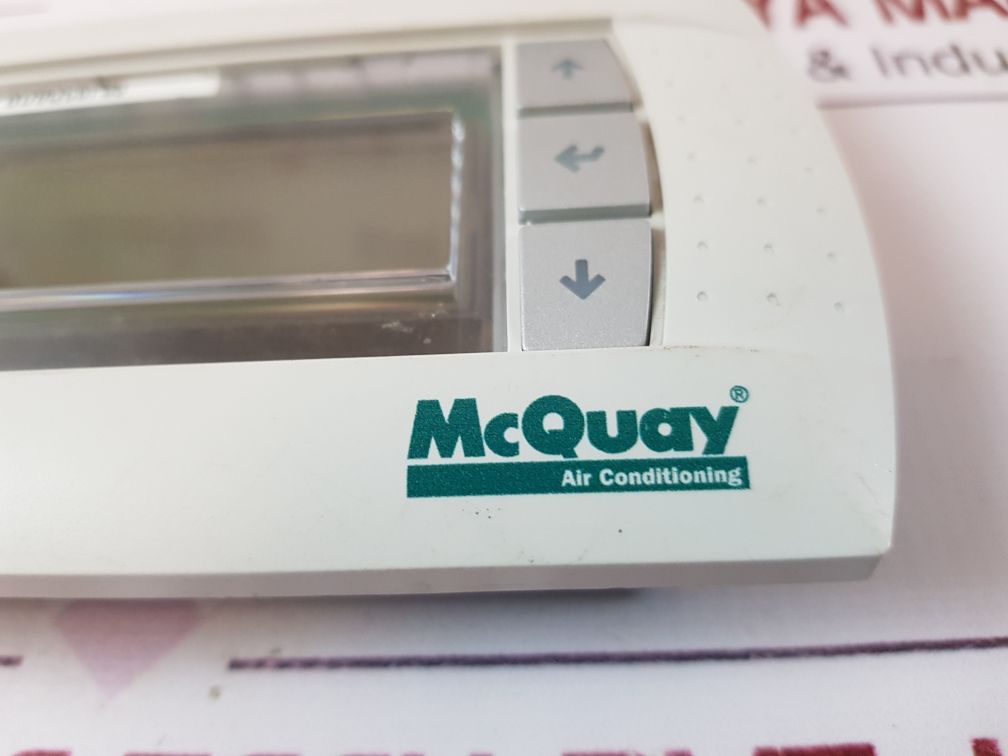 Mcquay pgd0qc0f00 rev 1.026 air conditioning operation panel