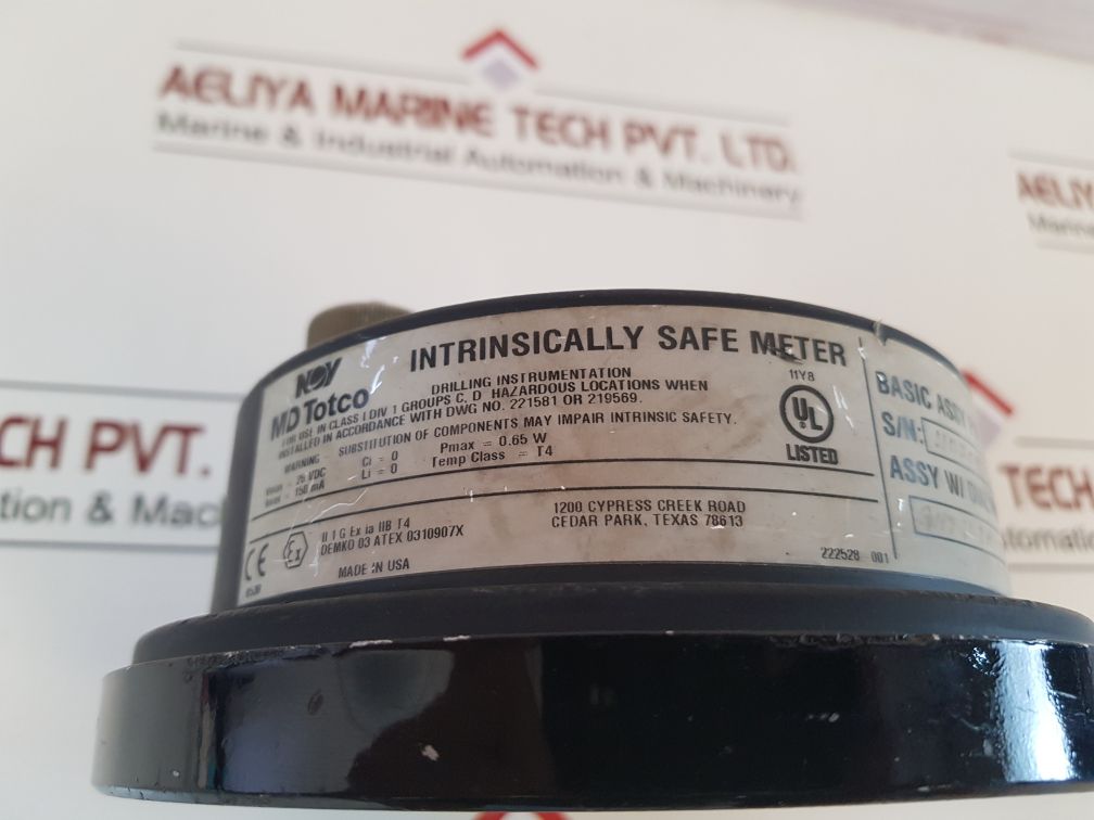 Md Totco B10049A-000636 Gauge
