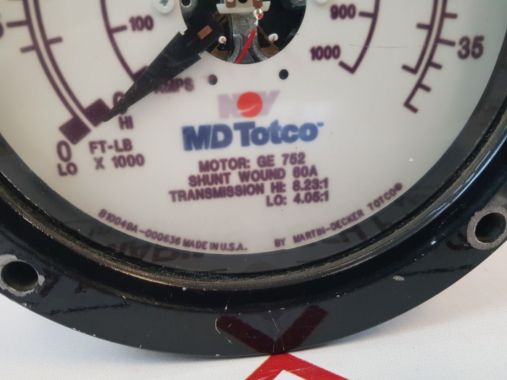 Md Totco B10049A-000636 Gauge
