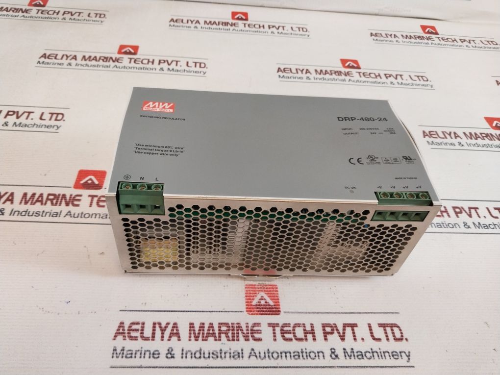 Mean Well Drp-480-24 Switching Regulator Power Supply 24V 20A