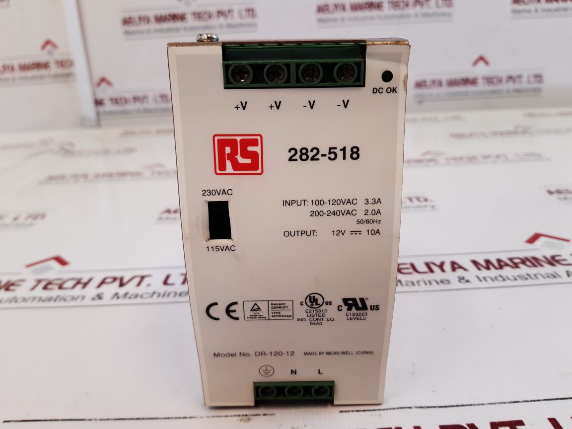 Meanwell Dr-120-12 Power Supply 282-518