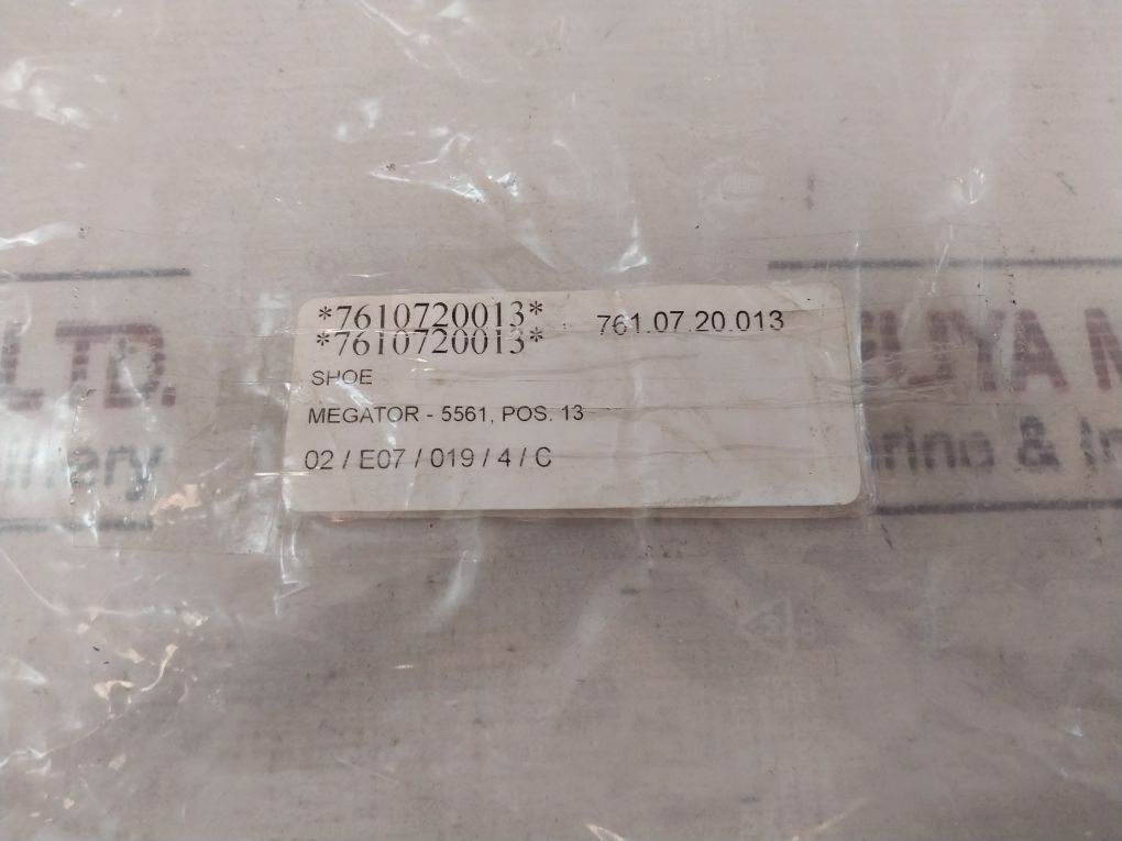 Megator 5461 Pump Shoe